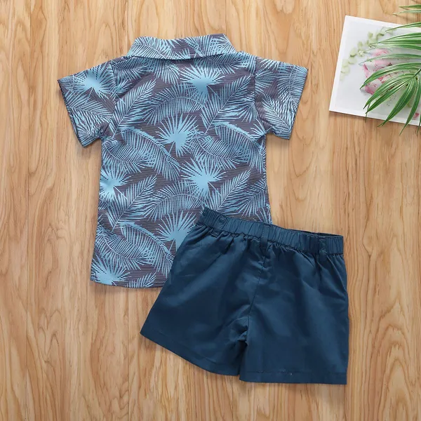 Blue_Rayon_Premium_&_Elegant_Short_Set_For_Kids