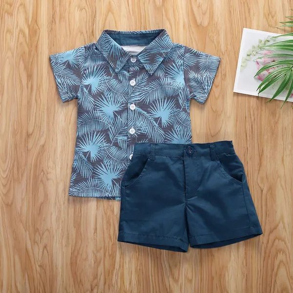 Blue_Rayon_Premium_&_Elegant_Short_Set_For_Kids