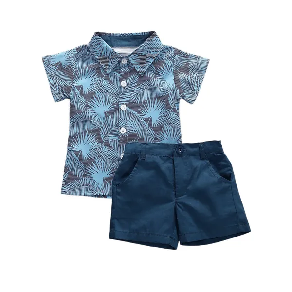 Blue_Rayon_Premium_&_Elegant_Short_Set_For_Kids