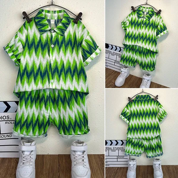 Green_Rayon_Premium_&_Elegant_Short_Set_For_Kids