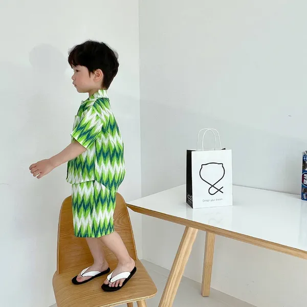 Green_Rayon_Premium_&_Elegant_Short_Set_For_Kids