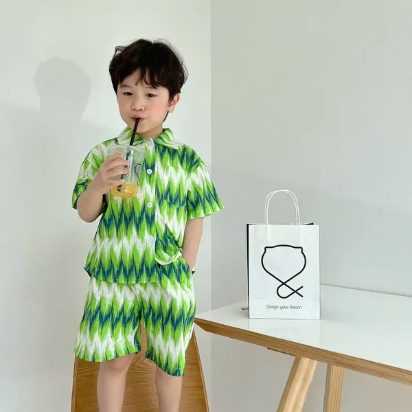 Green_Rayon_Premium_&_Elegant_Short_Set_For_Kids