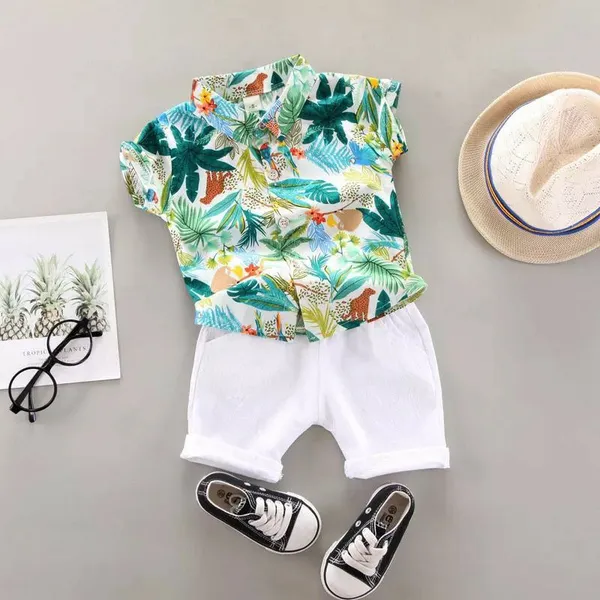 Multicolour_Rayon_Premium_&_Elegant_Short_Set_For_Kids