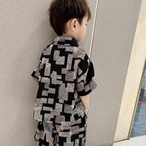 Black_Rayon_Premium_&_Elegant_Short_Set_For_Kids