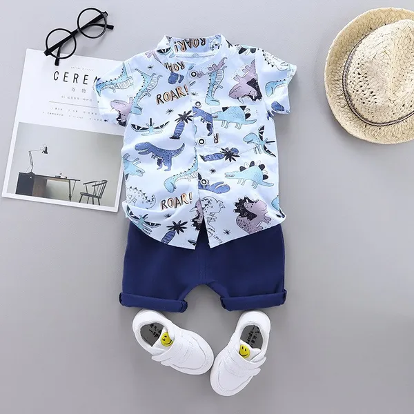 Blue_Rayon_Premium_&_Elegant_Short_Set_For_Kids