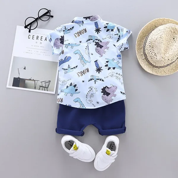 Blue_Rayon_Premium_&_Elegant_Short_Set_For_Kids