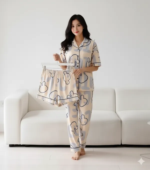 Cream_Lycra_Premium_&_Elegant_Co-Ord_Set_For_Women