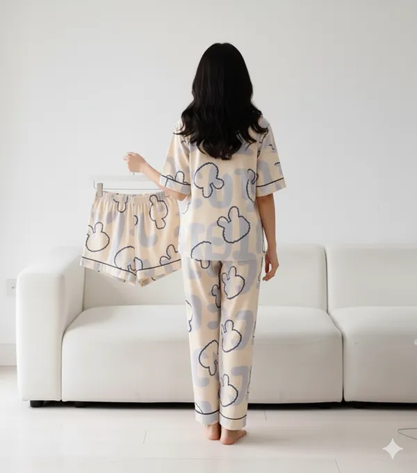 Cream_Lycra_Premium_&_Elegant_Co-Ord_Set_For_Women