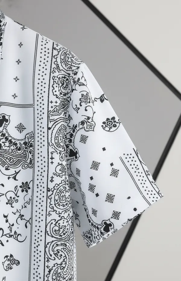 White_&_Black_Lycra_Premium_&_Elegant_Co-Ord_Set_For_Men