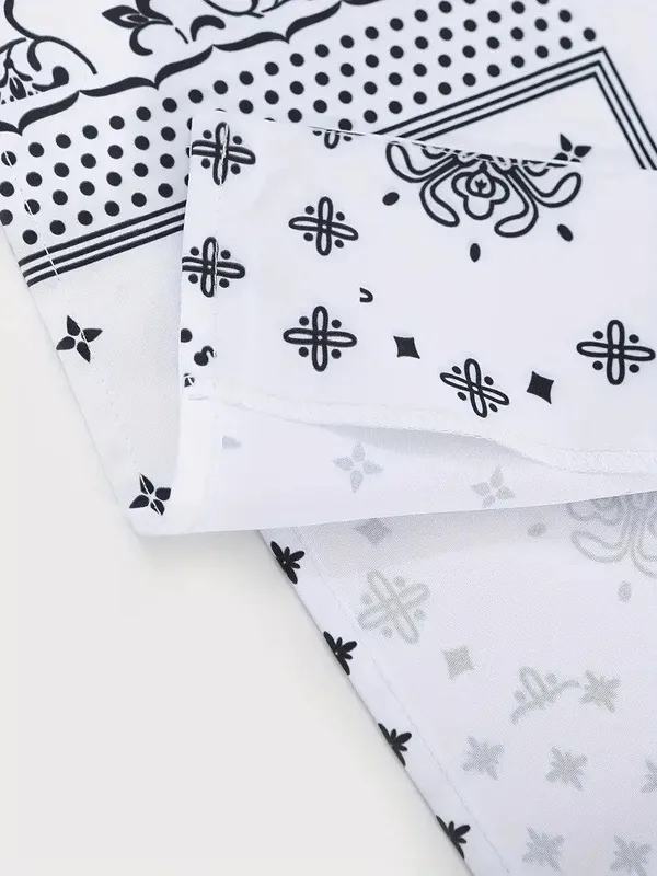 White_Lycra_Blend_Printed_Regular_Night_Suit_Set_For_Men