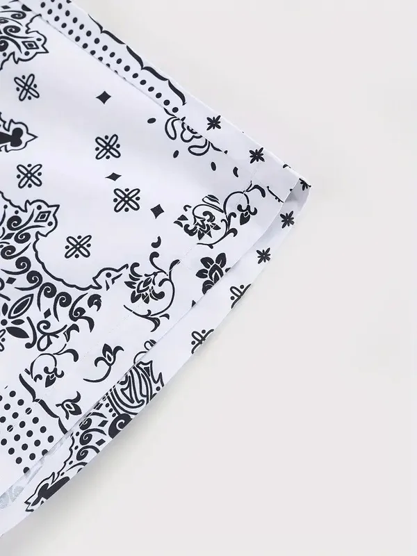 White_Lycra_Blend_Printed_Regular_Night_Suit_Set_For_Men