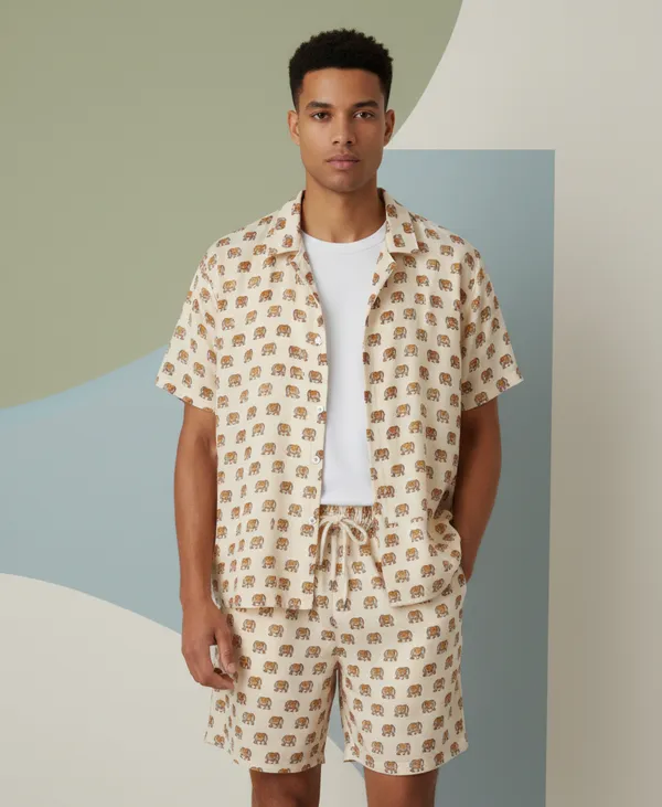 Yellow_Lycra_Premium_&_Elegant_Co-Ord_Set_For_Men