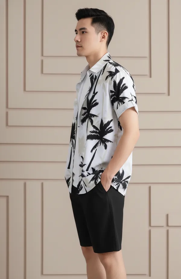 White_&_Black_Lycra_Premium_&_Elegant_Co-Ord_Set_For_Men