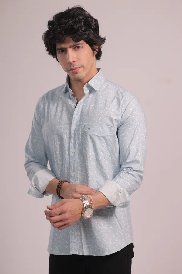Sky_Blue_Cotton_Premium_Shirt_For_Men
