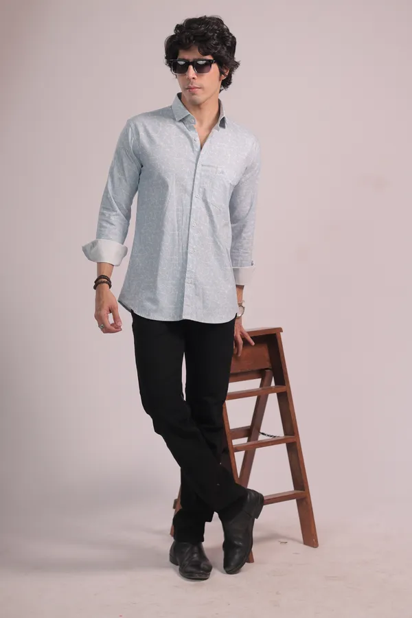 Sky_Blue_Cotton_Premium_Shirt_For_Men