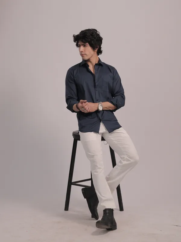 Peacock_Cotton_Premium_Shirt_For_Men