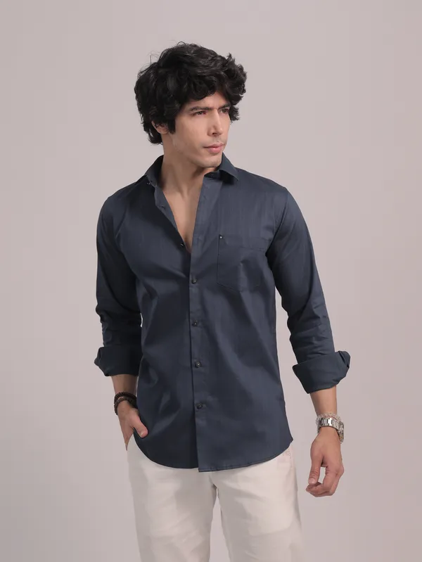 Peacock_Cotton_Premium_Shirt_For_Men