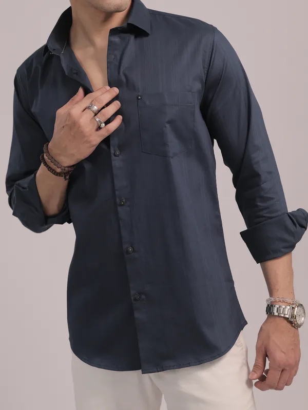 Peacock_Cotton_Premium_Shirt_For_Men