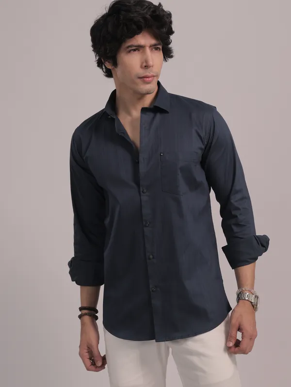 Peacock_Cotton_Premium_Shirt_For_Men