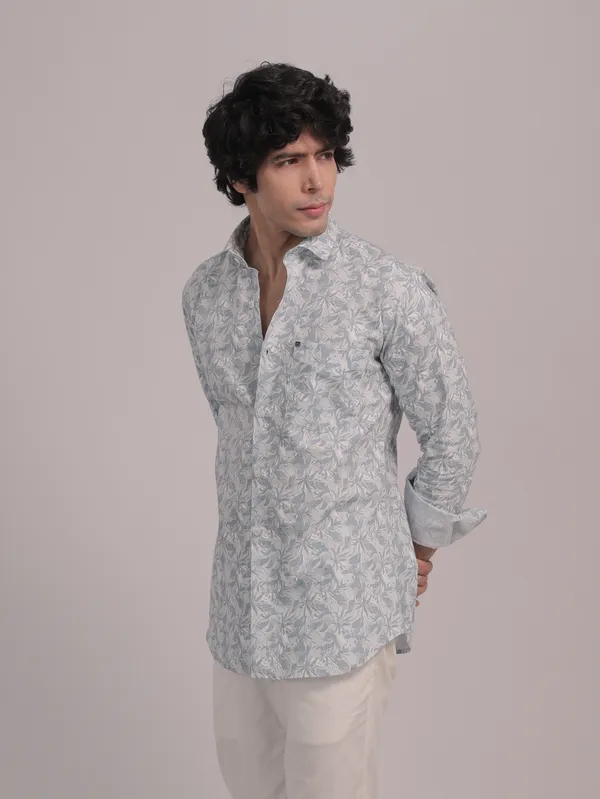 Lemon_&_Sky_Blue_Cotton_Premium_Shirt_For_Men_(Pack_Of_2)