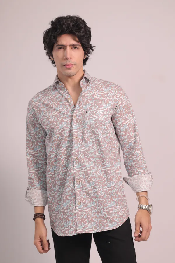 Peach_Cotton_Premium_Shirt_For_Men