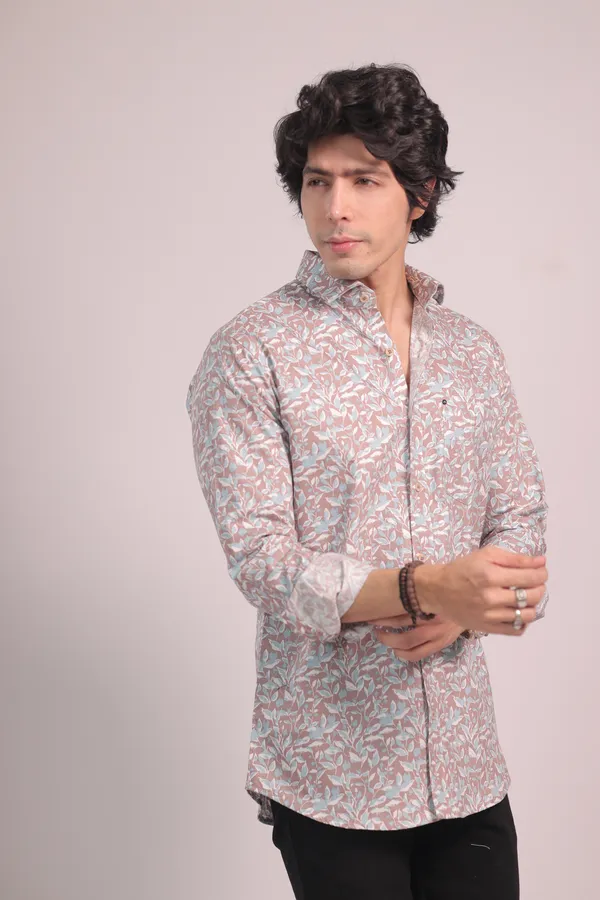 Peach_Cotton_Premium_Shirt_For_Men