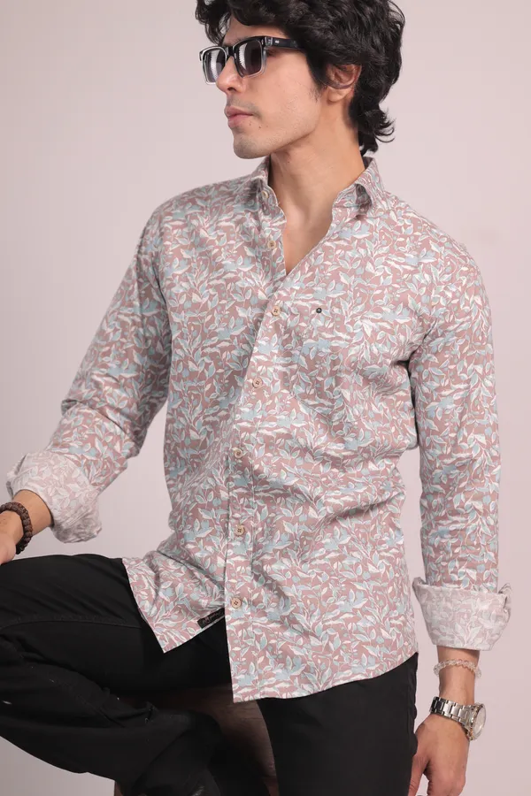 Peach_Cotton_Premium_Shirt_For_Men
