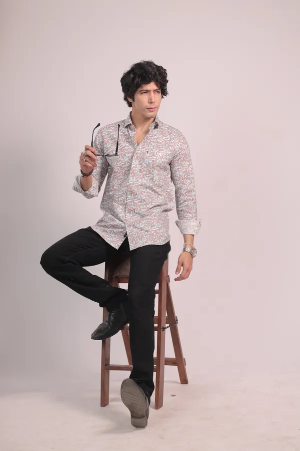 Peach_Cotton_Premium_Shirt_For_Men