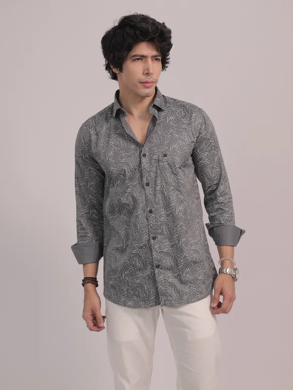 Brown_&_Grey_Cotton_Premium_Shirt_For_Men_(Pack_Of_2)
