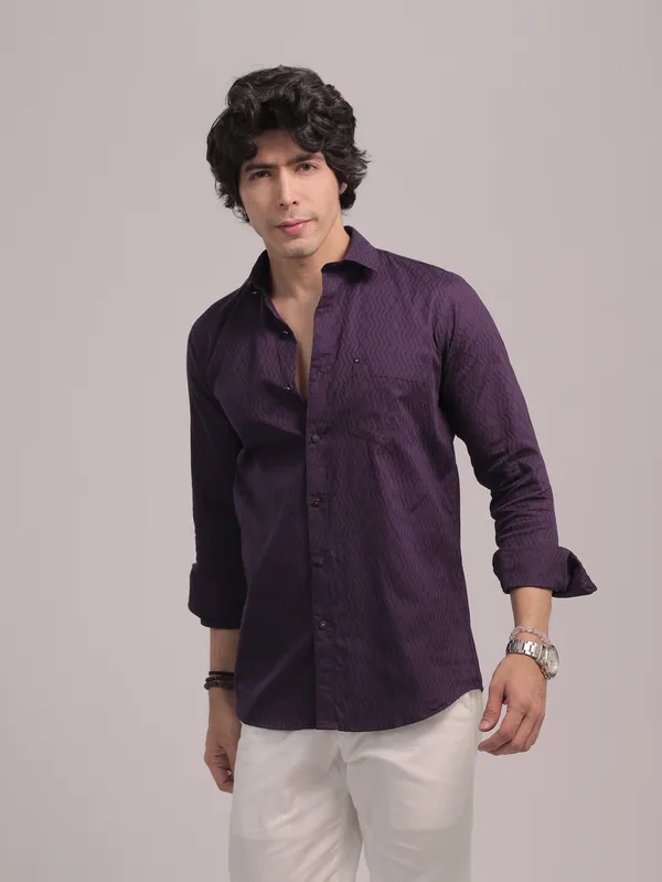Purple_Cotton_Premium_Shirt_For_Men
