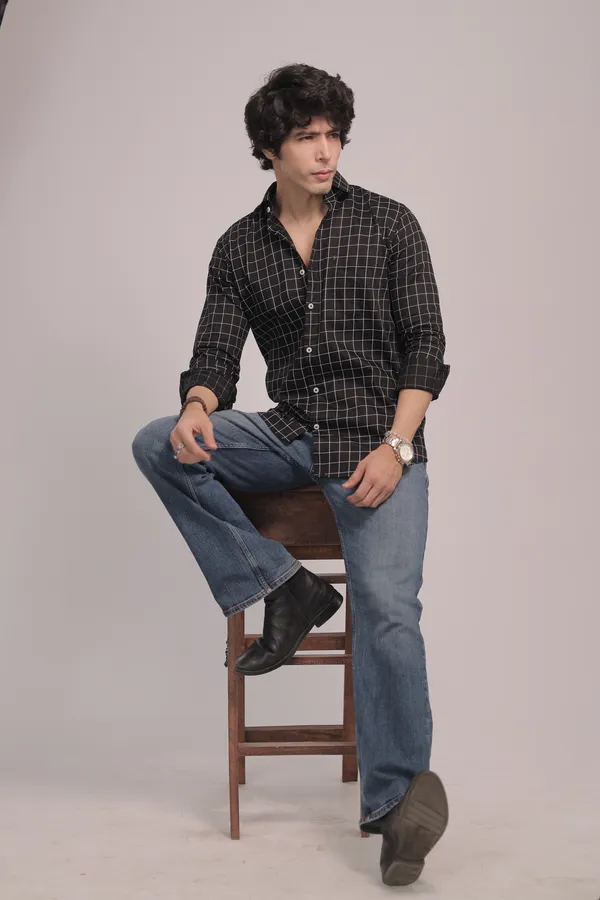 Black_Cotton_Premium_Shirt_For_Men