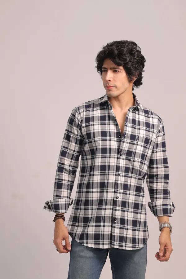 Sky_White_&_Dark_Blue_Cotton_Premium_Shirt_For_Men_(Pack_Of_2)