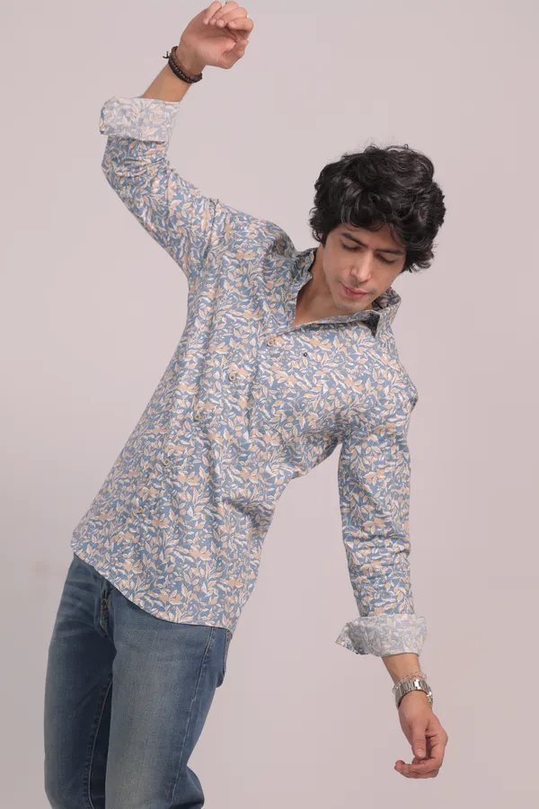 Sky_Blue_Cotton_Premium_Shirt_For_Men