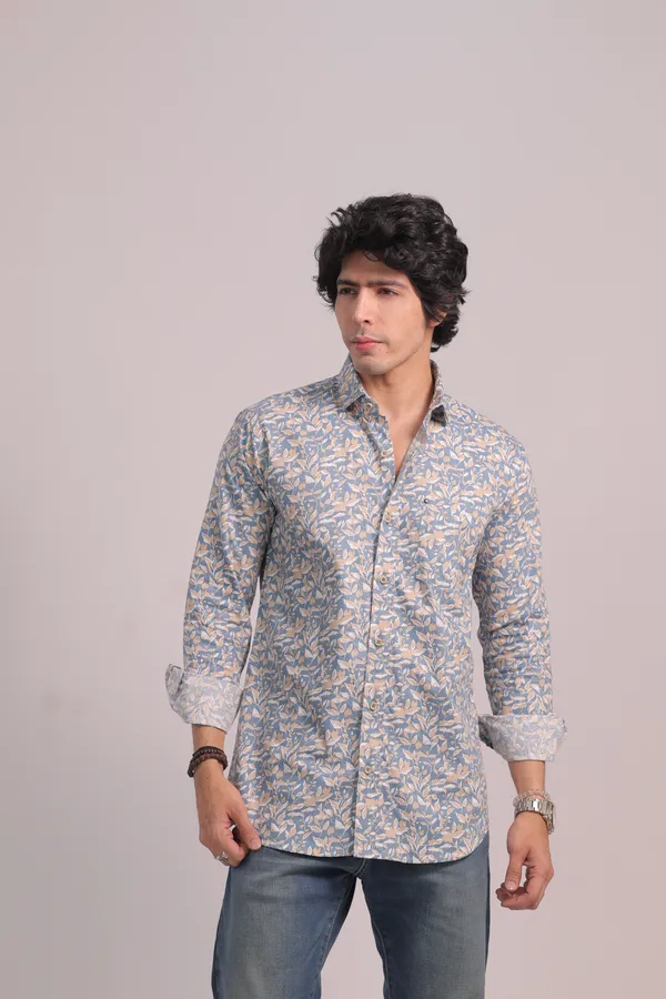 Sky_Blue_Cotton_Premium_Shirt_For_Men