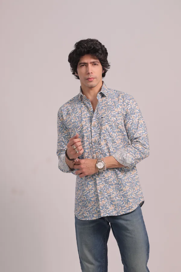 Sky_Blue_Cotton_Premium_Shirt_For_Men
