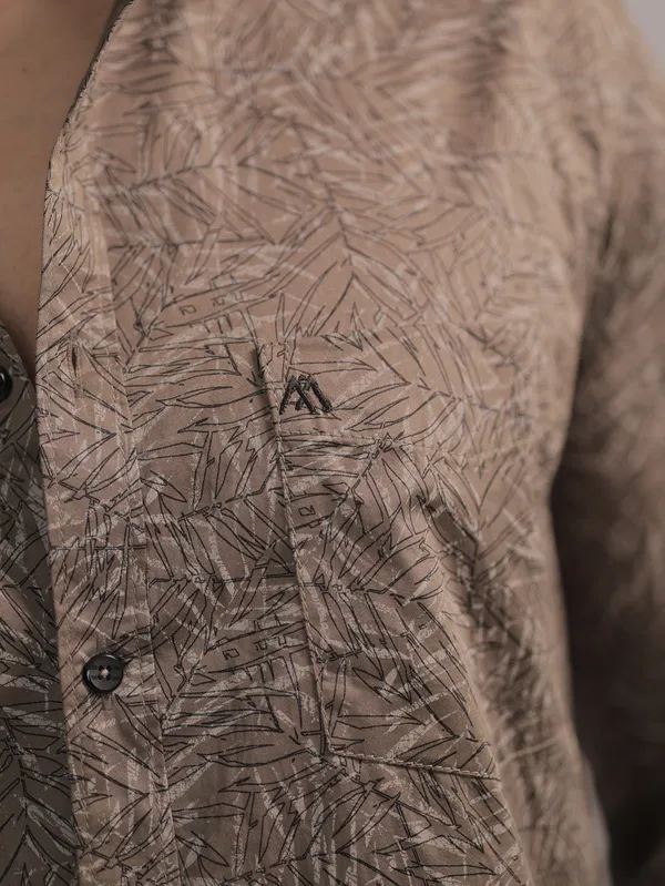 Brown_&_Grey_Cotton_Premium_Shirt_For_Men_(Pack_Of_2)