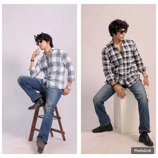 Sky_White_&_Dark_Blue_Cotton_Premium_Shirt_For_Men_(Pack_Of_2)