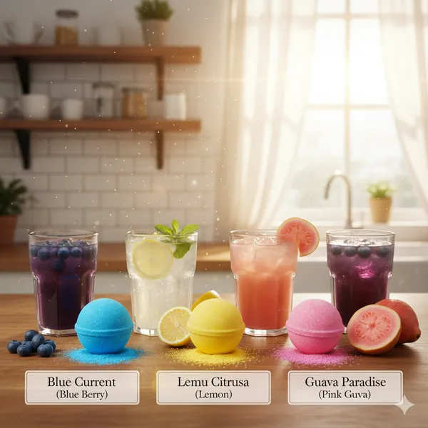 2_Blueberry,1_Pink_Guava,1_Lemon_Flavour_Cocktail_Bomb_For_Refreshing_Drinks