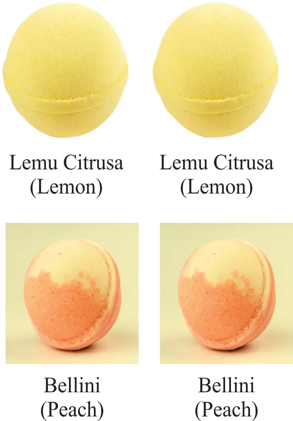 2_Lemon,2_Peach_Flavour_Cocktail_Bomb_For_Refreshing_Drinks