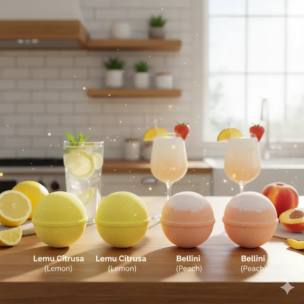 2_Lemon,2_Peach_Flavour_Cocktail_Bomb_For_Refreshing_Drinks