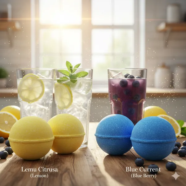 2_Blueberry,2_Lemon_Flavour_Cocktail_Bomb_For_Refreshing_Drinks