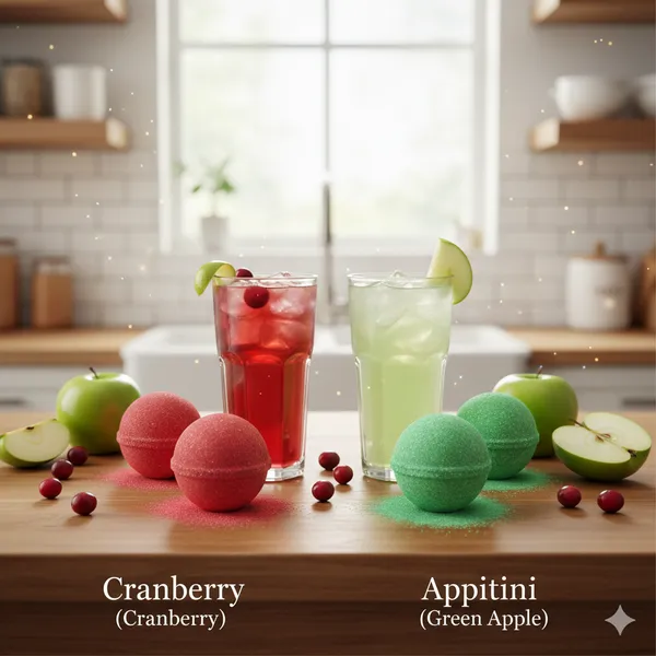 2_Lemon,2_Peach_Flavour_Cocktail_Bomb_For_Refreshing_Drinks