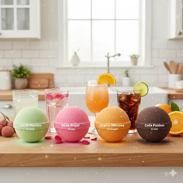 Lychee,Rose,Orange,Kola_Flavour_Cocktail_Bomb_For_Refreshing_Drinks