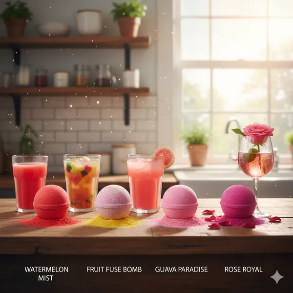 Pink_Guava,Rose,Mix_Fruit,Watermelon_Flavour_Cocktail_Bomb_For_Refreshing_Drinks