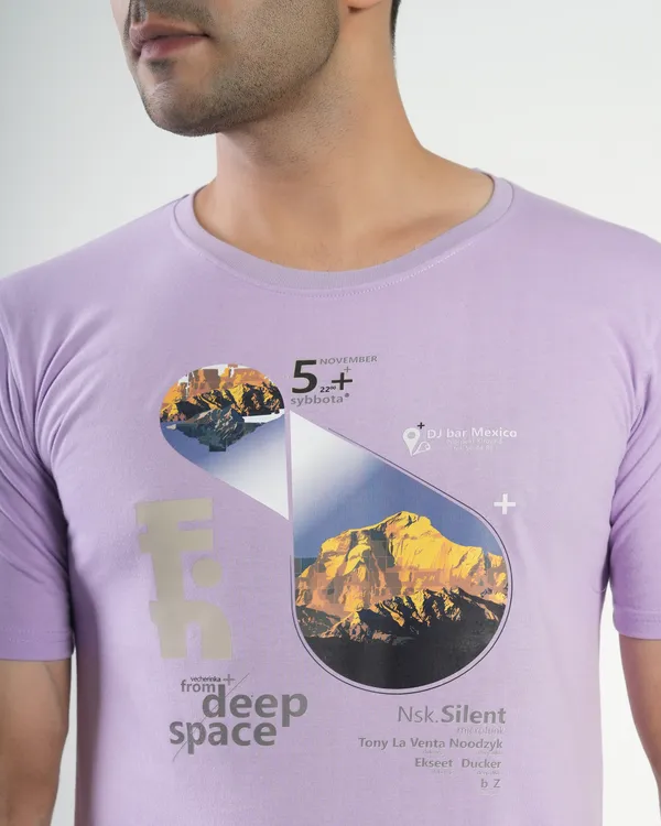 Lavender_Premium_Cotton_Round_Neck_Trendy_Regular_Fit_Half_Sleeve_T-Shirt_For_Men