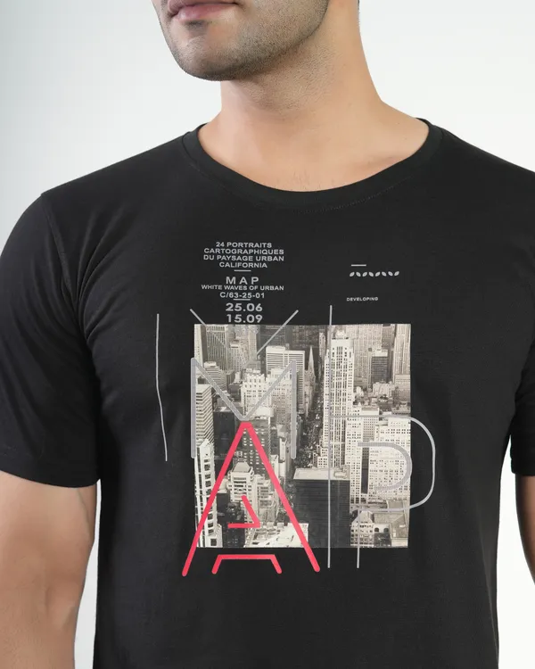 Black_Premium_Cotton_Round_Neck_Trendy_Regular_Fit_Half_Sleeve_T-Shirt_For_Men