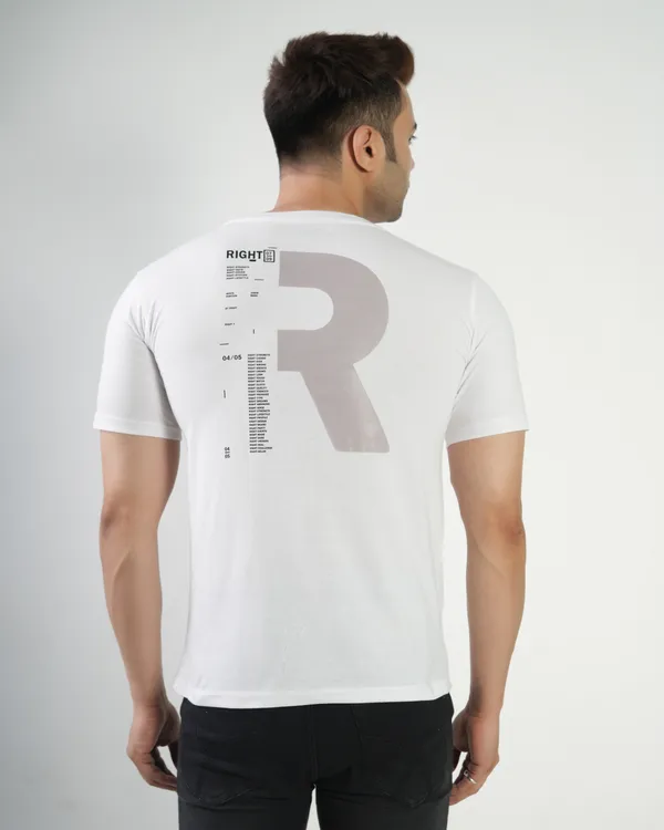White_Premium_Cotton_Round_Neck_Trendy_Regular_Fit_Half_Sleeve_T-Shirt_For_Men