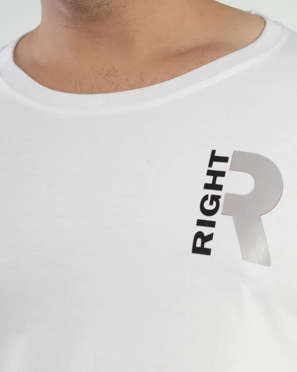 White_Premium_Cotton_Round_Neck_Trendy_Regular_Fit_Half_Sleeve_T-Shirt_For_Men