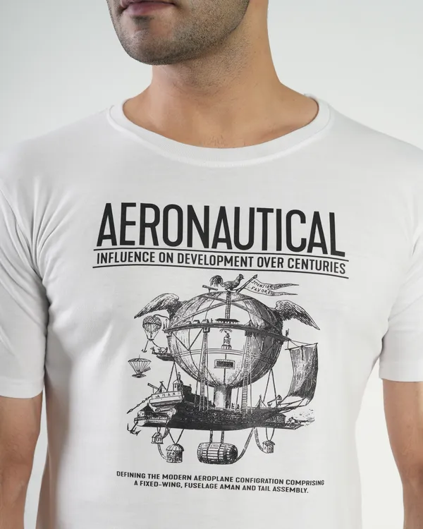 White_Premium_Cotton_Round_Neck_Trendy_Regular_Fit_Half_Sleeve_T-Shirt_For_Men