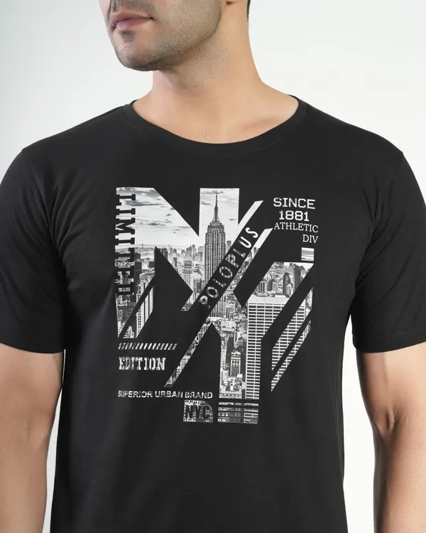 Black_Premium_Cotton_Round_Neck_Trendy_Regular_Fit_Half_Sleeve_T-Shirt_For_Men